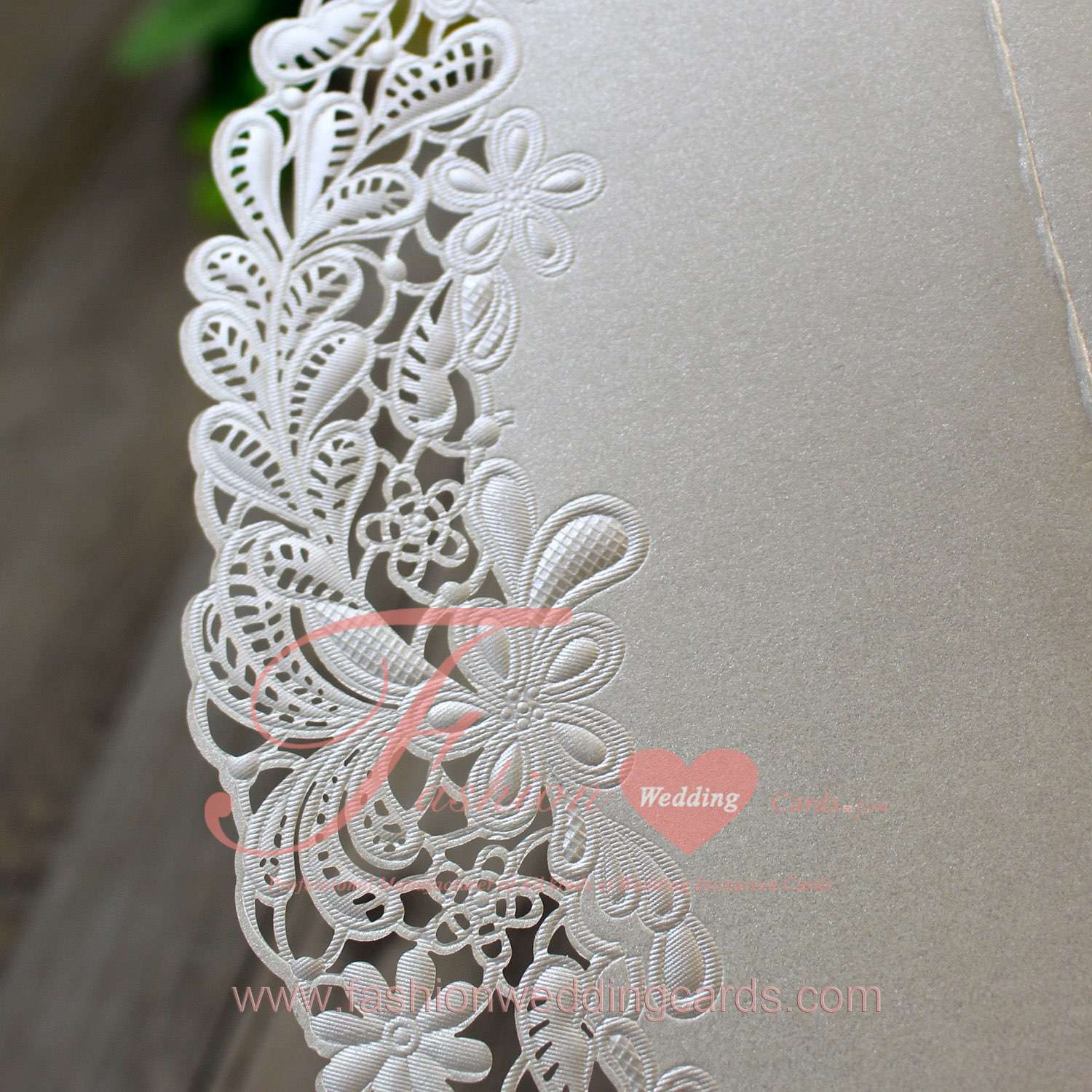 DIY Die Cut 50th Wedding Anniversary Invitations